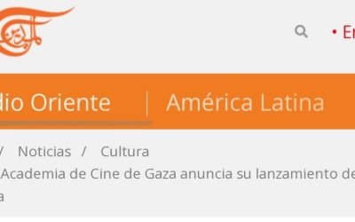 La Academia de Cine de Gaza anuncia su lanzamiento desde Venecia